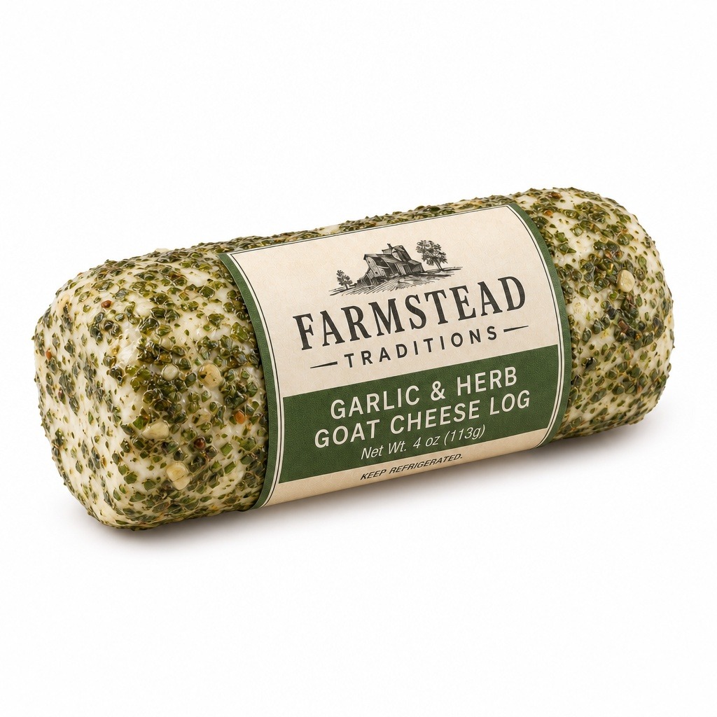 Garlic & Herb Goat Cheese Log